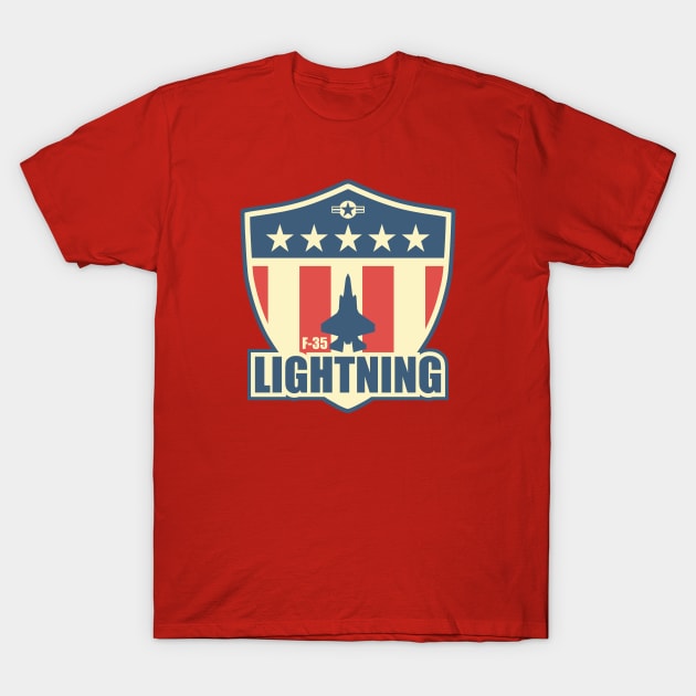 F-35 Lightning T-Shirt by TCP